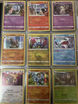 LOT 162 Pokemon Cards Holo Full Art Duskull Snover Arceus V Meowscarada Ex Vmax - Image 4
