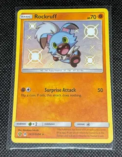 Baby Shiny Pokemon Card Lot Shining Fates Hidden Fates - Ralts, Rockruff, Gible - Image 2