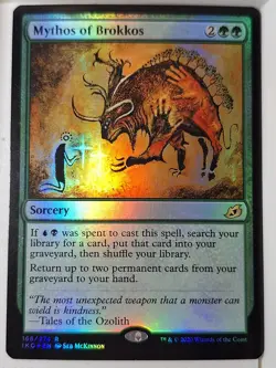 Mythos of Brokkos - FOIL - Ikoria: Lair of Behemoths - Magic the Gathering MTG - Image 1