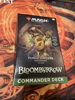Magic The Gathering - Bloomburrow - Family Matters Commander Deck New & Sealed - Image 1
