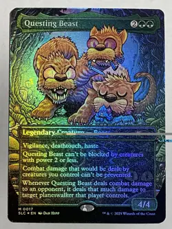 FOIL - Questing Beast - Magic the Gathering Secret Lair Encyclopedia MTG - Image 2