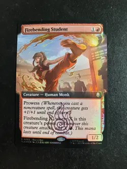 MTG - NM - Foil - Firebending Student - Buy-A-Box Promo Avatar - Image 1