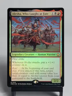 Magic the Gathering - Foundations - Alesha, Who Laughs at Fate - FOIL - Image 1