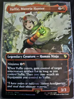 Yuffie, Materia Hunter (Chocobo Track Foil) Commander: Final Fantasy Foil - Image 1