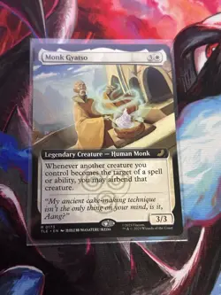 Monk Gyatso 0173 TLE Foil Extended Art MTG Avatar The Last Airbender NM/M - Image 1