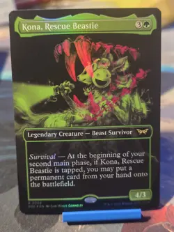 Kona, Rescue Beastie (Showcase) Duskmourn: House of Horror Foil - Image 1
