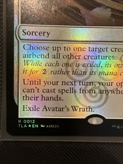 MTG Avatar's Wrath #0012 Foil | Avatar: The Last Airbender | TLA | Rare | NM - Image 2