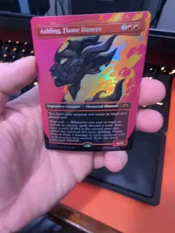 Ashling, Flame Dancer (Borderless) Foil - Modern Horizons 3 - Pack Fresh - Image 1