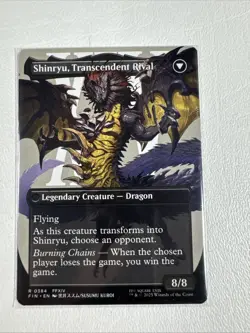 Zenos yae Galvus | Shinryu Transcendent Rival (Borderless) Regular Rare #384 MTG - Image 2