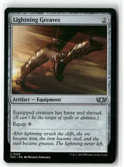 Lightning Greaves Commander: Tarkir: Dragonstorm Regular - Image 1