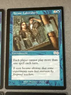Arcane Laboratory X4 Urza’s Saga LP/EX Condition See Pics Front Back - Image 4
