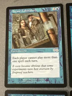 Arcane Laboratory X4 Urza’s Saga LP/EX Condition See Pics Front Back - Image 5