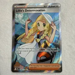 Lillie's Determination 169/132 Pokemon Mega Evolution Full Art - Image 1