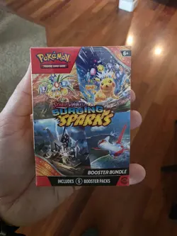 Pokemon TCG Scarlet & Violet Surging Sparks Booster Bundle 6 Booster Packs - Image 1