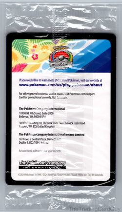 Pokemon 2024 World Championships Pikachu SVP EN 190 Worlds SEALED Promo (NM) - Image 2
