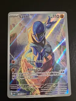 Sawk - 130/086 - Illustration Rare Pokemon White Flare NM - Image 1