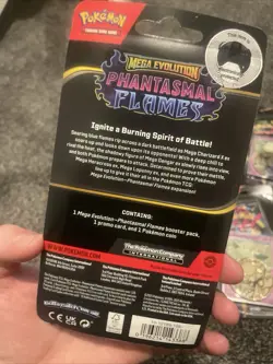 Pokemon Phantasmal Flames Blister Cottonee Promo 5x Sealed Packs - Image 2