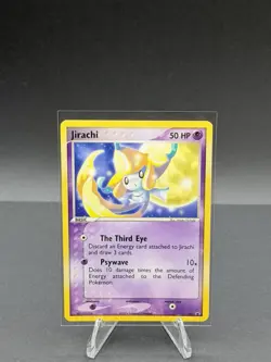 Pokemon TCG- 2004 Jirachi 021 Black Star Promo LP - Image 1