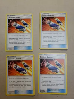 4X CUSTOM CATCHER POKEMON TCG LOST THUNDER NEAR MINT 171/214 - Image 1