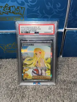2025 POKEMON JPN M1L-MEGA BRAVE SPECIAL ART RARE LILLIE'S DETERMINATION PSA 9 - Image 1