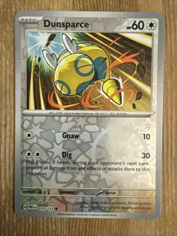 Pokemon Prismatic Evolutions Dunsparce 079/131 Reverse Holo NM - Image 1