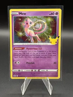 Pokemon Mew 011/025 Celebrations Holo Rare Pack Fresh - Image 1