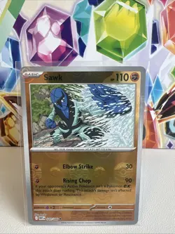 Sawk 049/086 Poke Ball Reverse Holo Uncommon - Pokemon TCG White Flare NM - Image 1