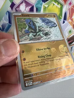 Sawk 049/086 Poke Ball Reverse Holo Uncommon - Pokemon TCG White Flare NM - Image 3
