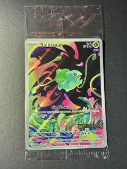 Bulbasaur 133/132 Illustration Rare Pokemon Mega Evolution Sealed Stamped - Image 1