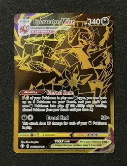 Gold Eternatus VMAX 122/Shining Fates Secret Rare Full Art - Pokemon TCG - Image 1