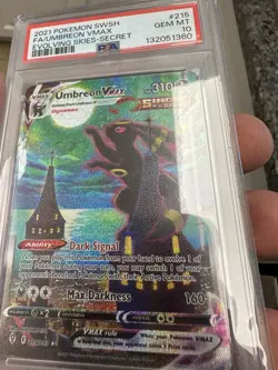 Pokemon Umbreon VMAX 215/203 Evolving Skies PSA 10 Moonbreon Alt Art/Secret Rare - Image 2