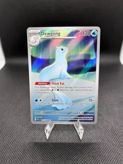 2025 Pokemon Dewgong 97/094 Pokemon Phantasmal Flames Full Art IR Mega Evolution - Image 1