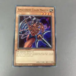 Yugioh! Amazoness Chain Master SGX3-END05 Duelist Of Shadows 1st Edition Common - Image 1