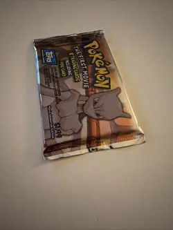 Pokemon "The First Movie" Sealed Unopened Trading Card Blue Topps Logo- 1998 - Image 2