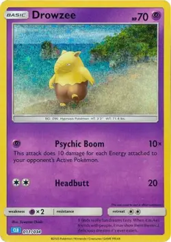 Drowzee 11/34 - Pokemon Trading Card Game Classic (CLC)(Near Mint NM) FOIL - Image 1