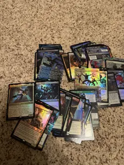 Magic the Gathering Marvel's Spider-Man 55 CARD LOT Foil Borderless Rare Source - Image 1