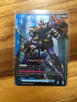Psycho Gundam (LR) GD02-001 - Gundam TCG Card Game - Dual Impact English QTY - Image 3