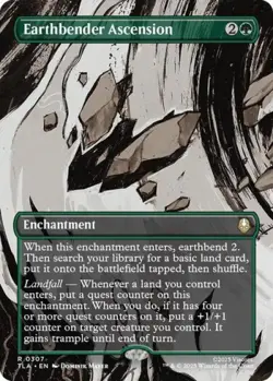 ~ Earthbender Ascension (Borderless) ~ NM ~ MTG: Avatar ~ MTG ~ - Image 1
