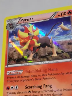 Pokemon TCG Pyroar 20/106 Flashfire Holo Foil Rare Card Near Mint- - Image 3