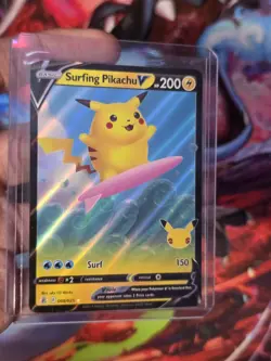 Surfing Pikachu V 008/025 - Celebrations - Holo Pokemon Card Near Mint (NM) - Image 2
