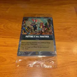 Lorcana Putting It All Together 27/P3 Cinemark Promo Card Zootopia 2 Disney - Image 1