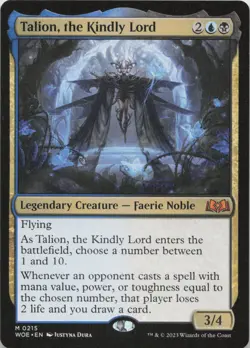 Talion, the Kindly Lord M Wilds of Eldraine 215 NM MTG - Image 1