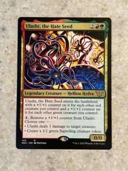 MTG NM Ulasht, the Hate Seed [Kamigawa Neon Dynasty Commander] - Image 1