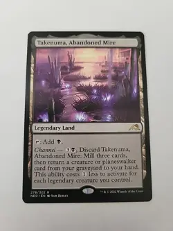 MTG - Takenuma, Abandoned Mire - NEO- Regular Rare - Image 2