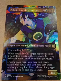 Azula, Cunning Usurper - #303 Borderless Foil - Avatar - Mtg - Image 1