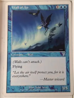 Wall of Air - 7th Edition Core Set - Magic the Gathering MTG Nice! - Image 1