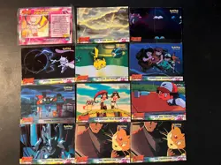 12 POKEMON MEWTWO STRIKES BACK TOPPS 1997 SERIES CARDS - Image 1