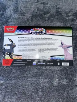 Pokemon TCG Prismatic Evolutions Premium Figure Collection Sealed New - Image 2