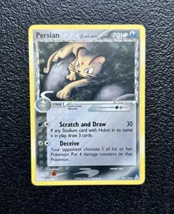 Pokemon TCG - Persian 48/110 - Vintage Rare - ex Holon Phantoms 2006 *NM/M - Image 1