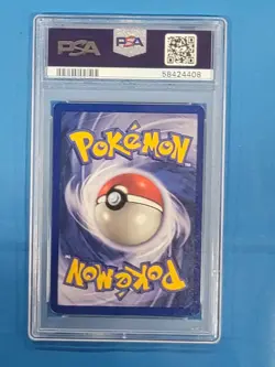 1999 POKEMON BASE SET UNLIMITED #42 WARTORTLE PSA 8 - see photos - small crack - Image 3